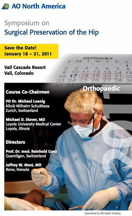 Curso de Cirurgia Preservadora do Quadril e Video Artroscopia de Quadril