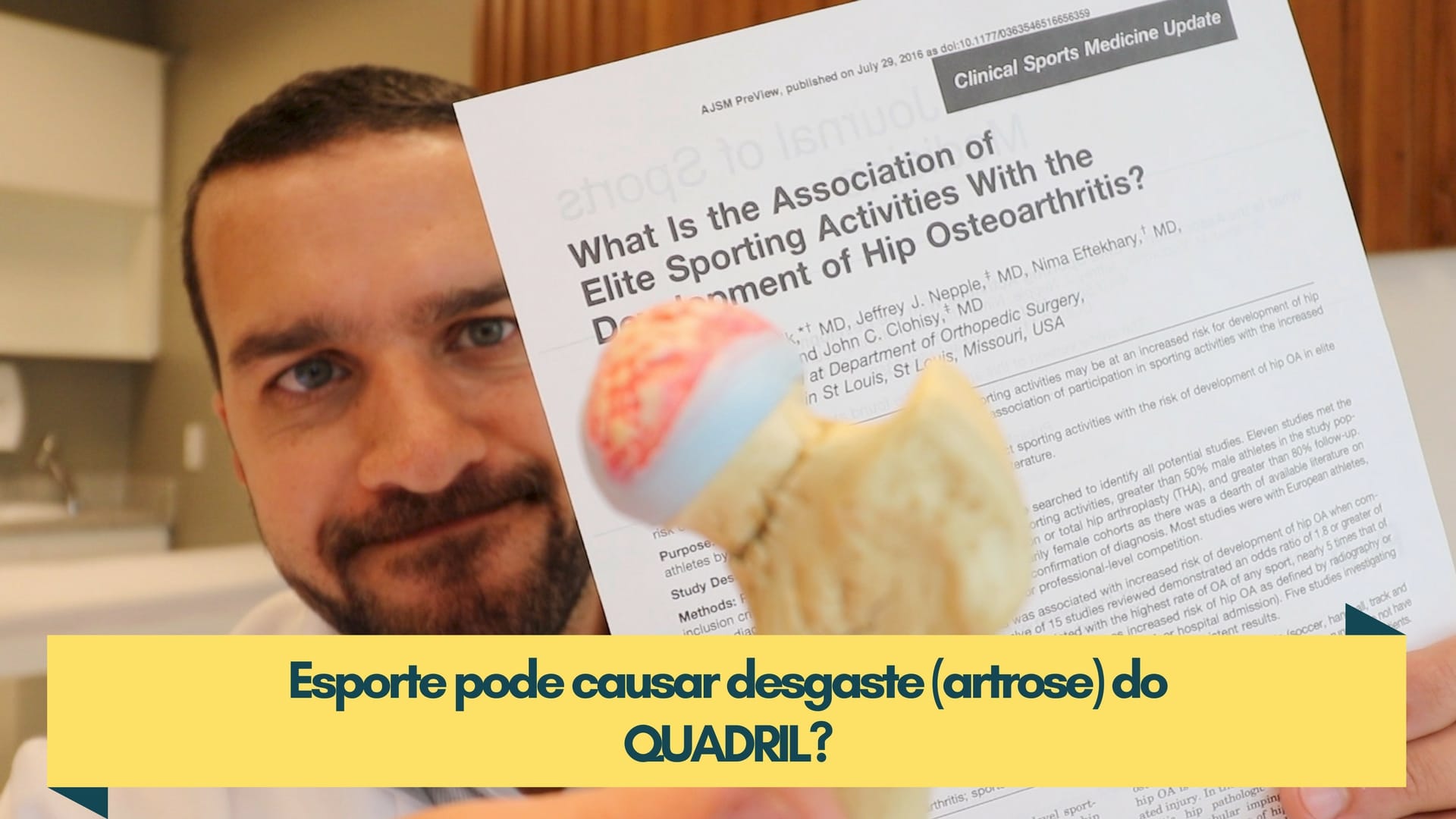 Esporte pode aumentar a chance de artrose no quadril?